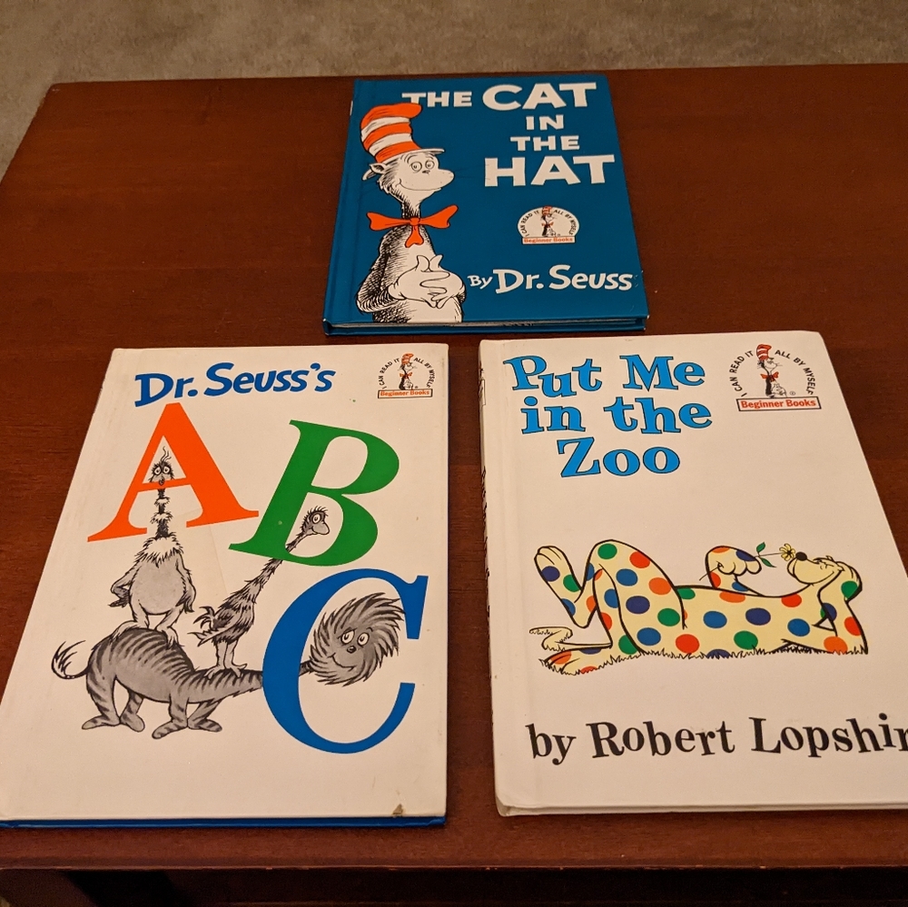 Lot of 3 Dr Seuss Hardcover